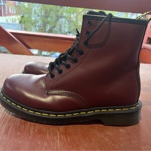 Dr. Martens Burgundy Boots